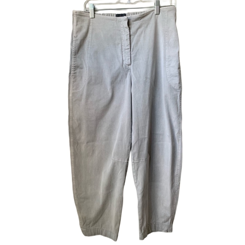 OSKA Women’s Size 3 (8/10 US) Gray Relaxed Comfort Fit Cotton/Elastane Joggers